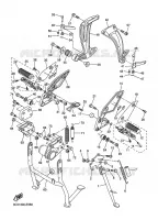 SUPPORT / REPOSE PIEDS pour Yamaha FZ1 FAZER de 2010