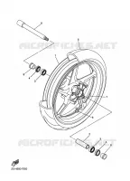 ROUE AVANT pour Yamaha FZ1 FAZER de 2010