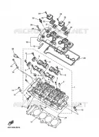 CULASSE pour Yamaha FZ1 FAZER ABS de 2010
