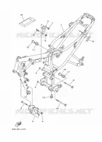 CADRE pour Yamaha FZ16 de 2010