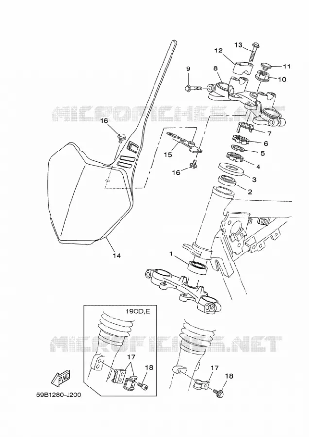 DIRECTION Yamaha MOTO 125 2010 TTR  TT-R125LW
