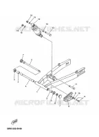 BRAS OSCILLANT / AMORTISSEUR pour Yamaha TZR50 de 2010