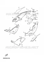 COUVERCLE LATERAL pour Yamaha TZR50 de 2010