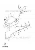 ECHAPPEMENT pour Yamaha TZR50 de 2010