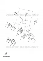 POMPE A HUILE pour Yamaha TZR50 de 2010