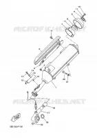 ECHAPPEMENT pour Yamaha VP250 de 2010