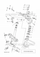 DIRECTION 2 pour Yamaha WRX 125 SUPER MOTARD de 2010