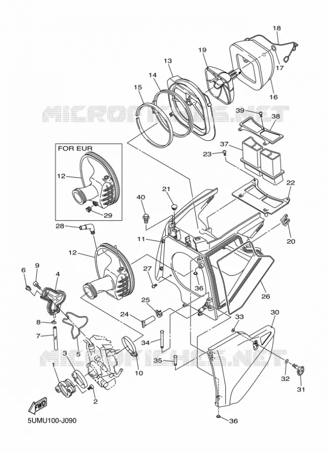 ADMISSION Yamaha MOTO 250 2010 WRF  WR250F