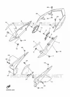 COUVERCLE LATERAL pour Yamaha XJ6 N de 2010