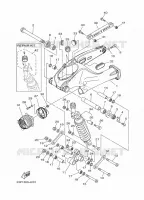 BRAS OSCILLANT / AMORTISSEUR pour Yamaha SUPER TENERE 1200 de 2010