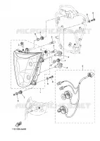 PHARE  pour Yamaha TENERE 660 de 2010
