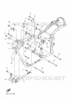 CADRE pour Yamaha MIDNIGHT STAR 950 de 2010