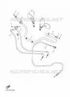 GUIDON ET CABLES pour Yamaha MIDNIGHT STAR 950 de 2010