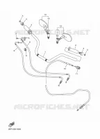 GUIDON ET CABLES pour Yamaha MIDNIGHT STAR 950 de 2010