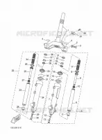 FOURCHE 2 pour Yamaha EW50N SLIDER de 2010