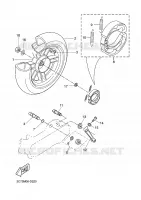 ROUE ARRIERE pour Yamaha EW50N de 2010