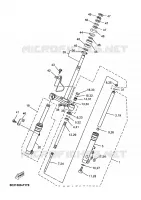 FOURCHE pour Yamaha YN50 de 2010