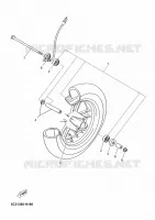 ROUE AVANT pour Yamaha YN50F de 2010