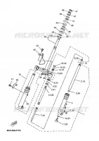 FOURCHE pour Yamaha YN50F de 2010