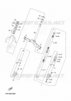 DIRECTION pour Yamaha YP125R de 2010