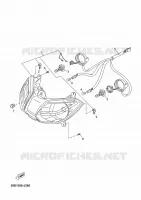 PHARE  pour Yamaha YP125R de 2010