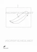 SELLE pour Yamaha YZF 250 de 2010