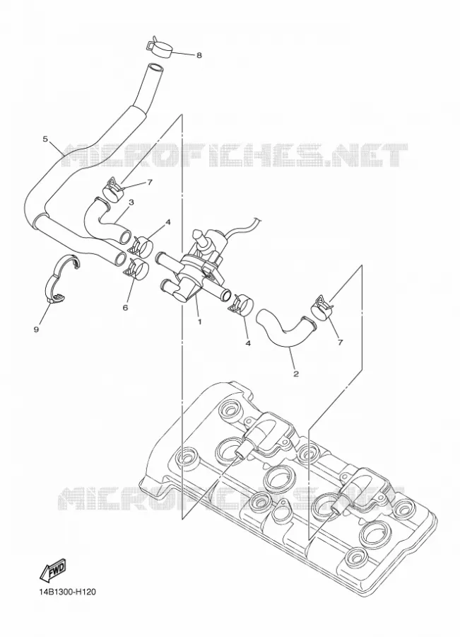 SYSTÈME D'ADMISSION D'AIR AIS Yamaha MOTO 1000 2010 R1  YZF-R1