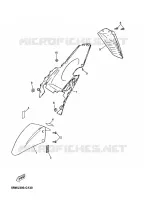 GARDE BOUE pour Yamaha CS50 MACH G AIR de 2011