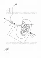 ROUE AVANT pour Yamaha BOOSTER NAKED de 2011
