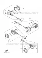 CLIGNOTANT 2 pour Yamaha DT125 de 2011