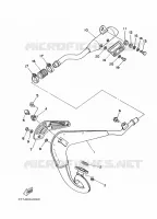 ECHAPPEMENT pour Yamaha DT125 de 2011
