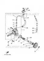 POMPE A HUILE pour Yamaha DT125 de 2011