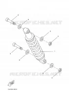 AMORTISSEUR ARRIERE pour Yamaha DT50R X-LIMIT ENDURO de 2011