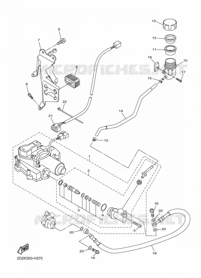 ACTIONNEUR DEMBRAYAGE Yamaha MOTO 1300 2011 FJR AS ABS  FJR1300AS