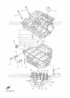 CARTER MOTEUR pour Yamaha FZ1S de 2011