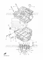 CARTER MOTEUR pour Yamaha FZ1SA de 2011