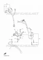 COMMODO / LEVIER pour Yamaha FZ1SA de 2011