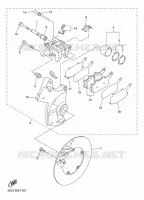ETRIER DE FREIN ARRIERE pour Yamaha FZ1SA de 2011