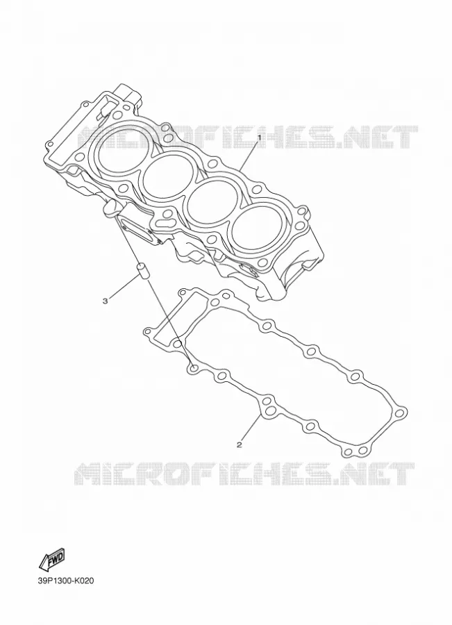CYLINDRE Yamaha MOTO 800 2011 FZ8  FZ8-N