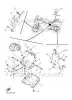 PARTIE ELECTRIQUE 3 pour Yamaha FZ8SA de 2011