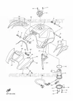 RESERVOIR A ESSENCE pour Yamaha FZ8SA de 2011