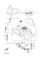RESERVOIR A ESSENCE pour Yamaha VP125 de 2011