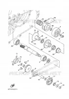 EMBRAYAGE DE DEMARREUR pour Yamaha CYGNUS X de 2011