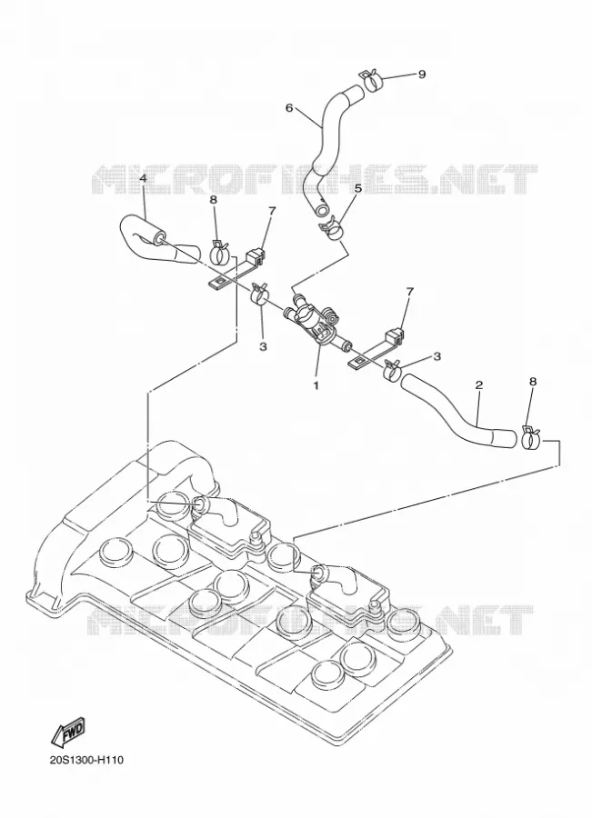 SYSTÈME D'ADMISSION D'AIR AIS Yamaha MOTO 600 2011 XJ6  XJ6N