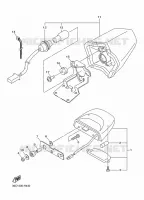 FEU ARRIERE pour Yamaha DIVERSION 600 de 2011
