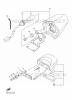 FEU ARRIERE pour Yamaha DIVERSION 600 ABS de 2011
