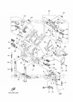 SUPPORT / REPOSE PIEDS pour Yamaha XT1200Z de 2011
