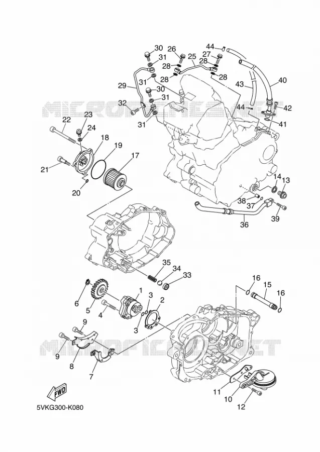 POMPE A HUILE Yamaha MOTO 660 2011 XTX  XT660X