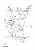 CADRE pour Yamaha XT660ZA de 2011