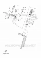 DIRECTION pour Yamaha XT660ZA de 2011